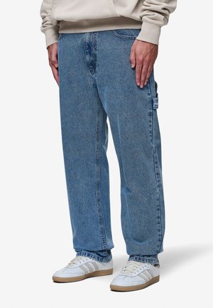 Pegador DAULE BAGGY WORKWEAR - Baggy jeans - washed blue