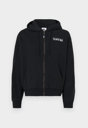 SOUVENIR UNISEX - Cipzáras pulóver - black