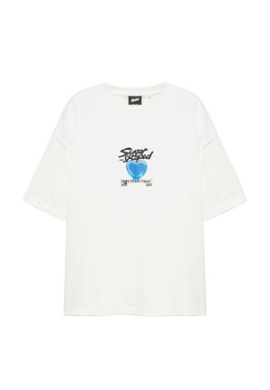 PULL&BEAR, SWEET CANDY STWD GRAPHIC - T-SHIRT - T-shirts print - white