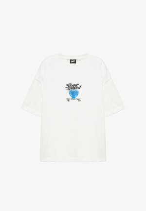 PULL&BEAR, SWEET CANDY STWD GRAPHIC - T-SHIRT - T-shirts print - white