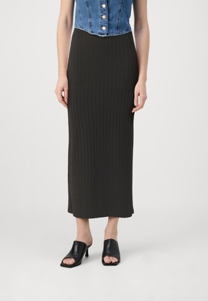 ONLY ONLLAVI SKIRT - Maxi sukně - black