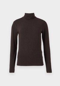 ONLSIA ROLL NECK BOX - Long sleeved top - black coffee