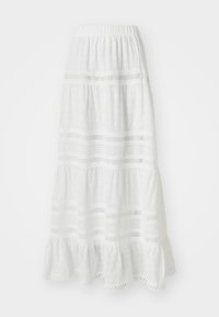 BRODERIE SKIRT - Maxikjol - white