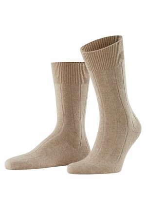 FALKE LHASA RIB - Socken - nutmeg mel