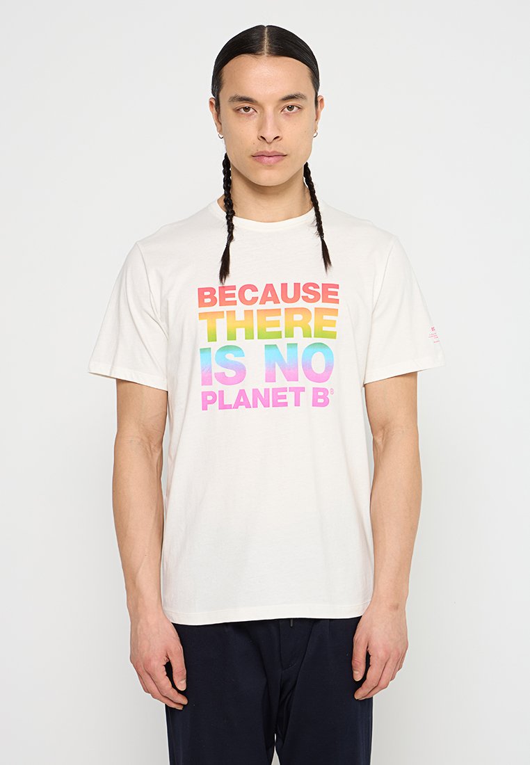 Ecoalf T-shirt print wit Ecoalf T-shirt print wit