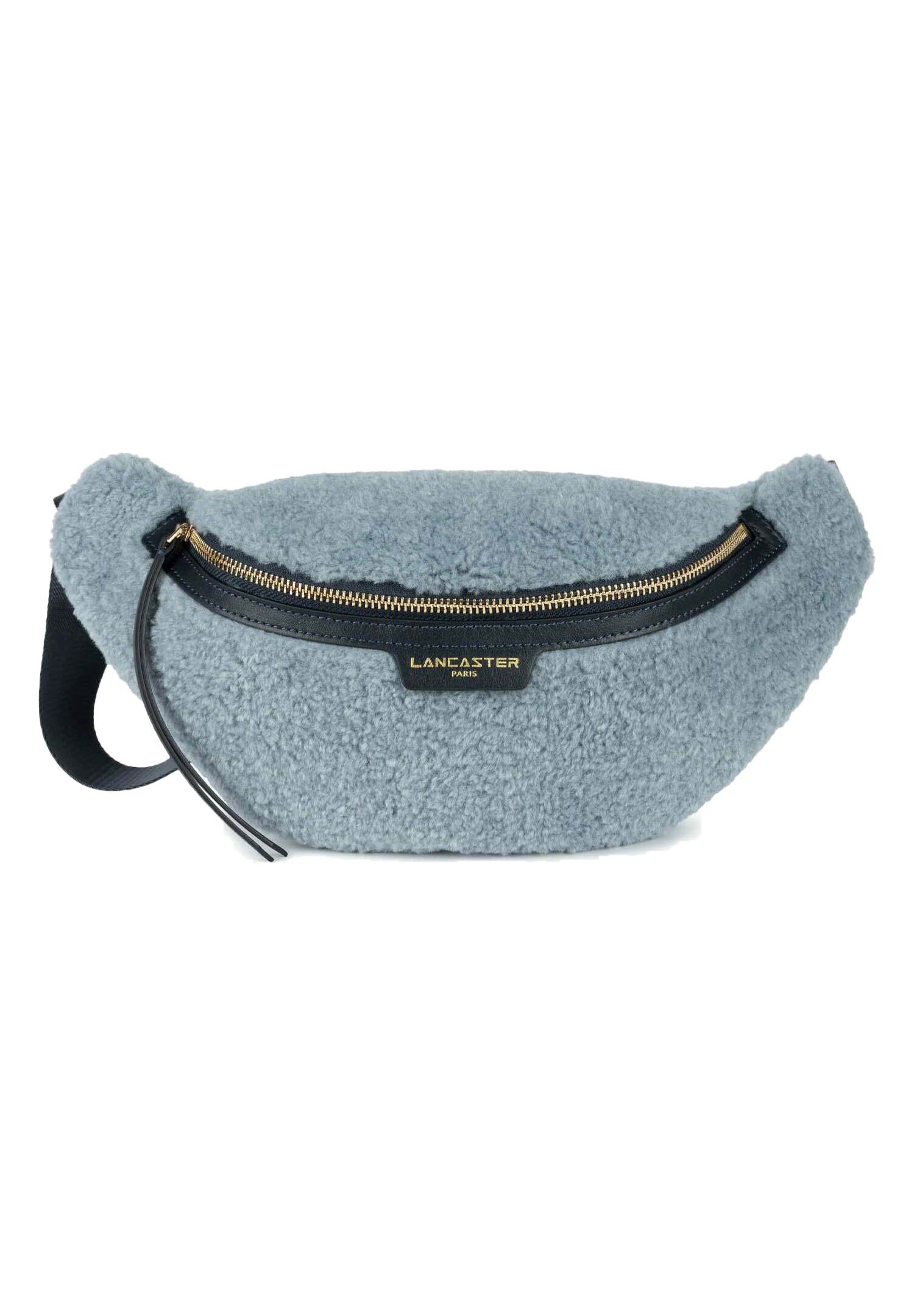 LANCASTER MOUMOUTE Sac banane bleu cendre/bleu