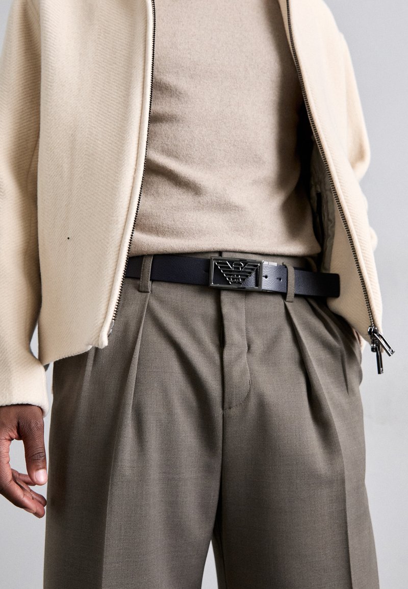 Emporio Armani BELT UNISEX - Curea - black