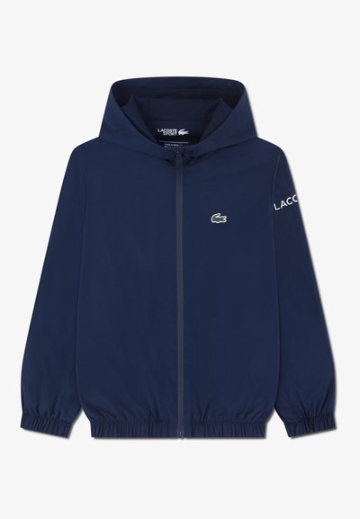Lacoste DIAMOND TAFFETA WIND JACKE - Тренировъчно яке - marine