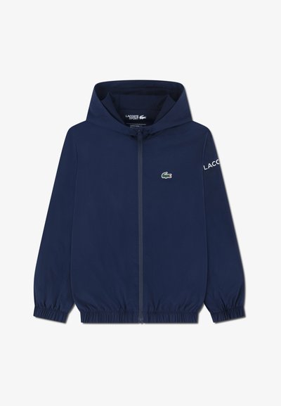 Lacoste DIAMOND TAFFETA WIND JACKE - Тренировъчно яке - marine