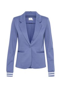 Unselected, blue indigo white stripes