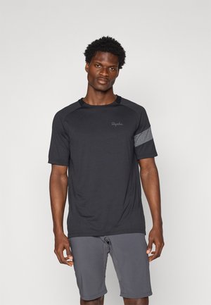 MENS TRAIL TECHNICAL - T-shirt imprimé - black/grey