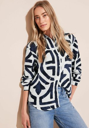 Bubbleroom V-NECK SHORT SLEEVE SHIRT DRESS - Abito a camicia - dark Bubbleroom V-NECK SHORT SLEEVE SHIRT DRESS - Abito a camicia - dark