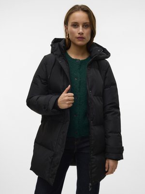 Vero Moda VMLEONIELEA - Dunfrakker - black