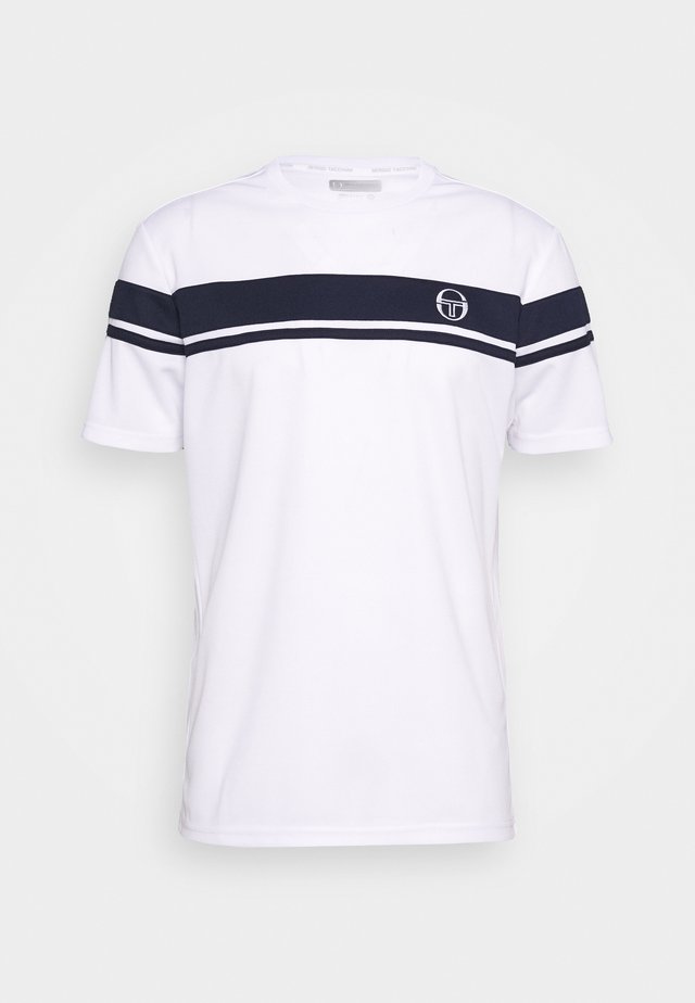 YOUNG LINE PRO T-SHIRT - T-shirt med print - white/navy