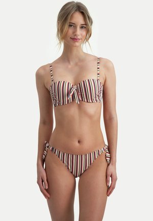 Bikinitop - meerkleurig roze groen