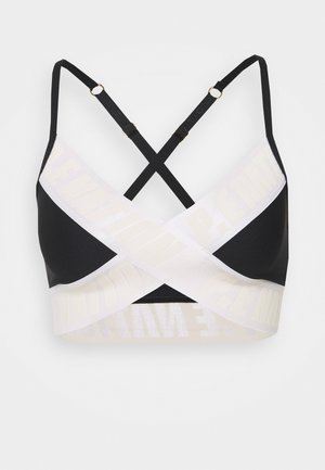 FRONT RUNNER BRA - Medium support sports bra - black