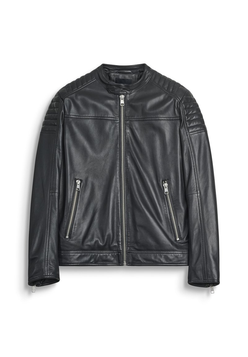 Antony Morato SLIM FIT - Leren jas - black/zwart - Zalando.be