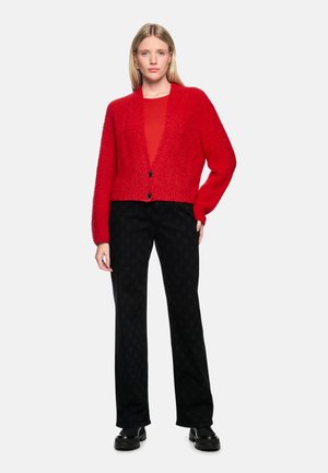 Cardigan - cranberry