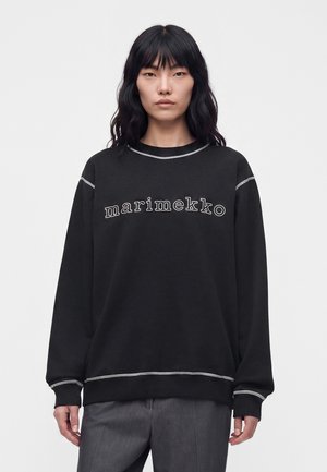 Marimekko, LOTJATA LOGO PLACEMENT KIOSKI - Суитшърт - black/off white