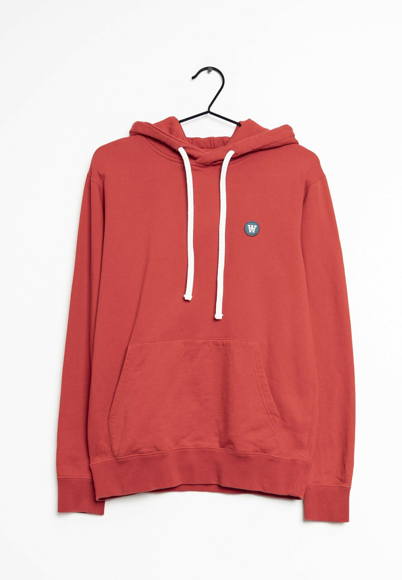 WOOD WOOD Hoodie red (Pre-owned) Zalando - Main Image