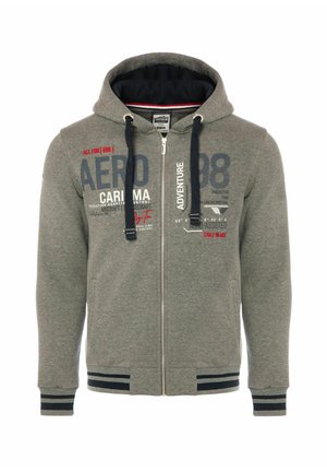 PREMIUM  - Zip-up sweatshirt - grau