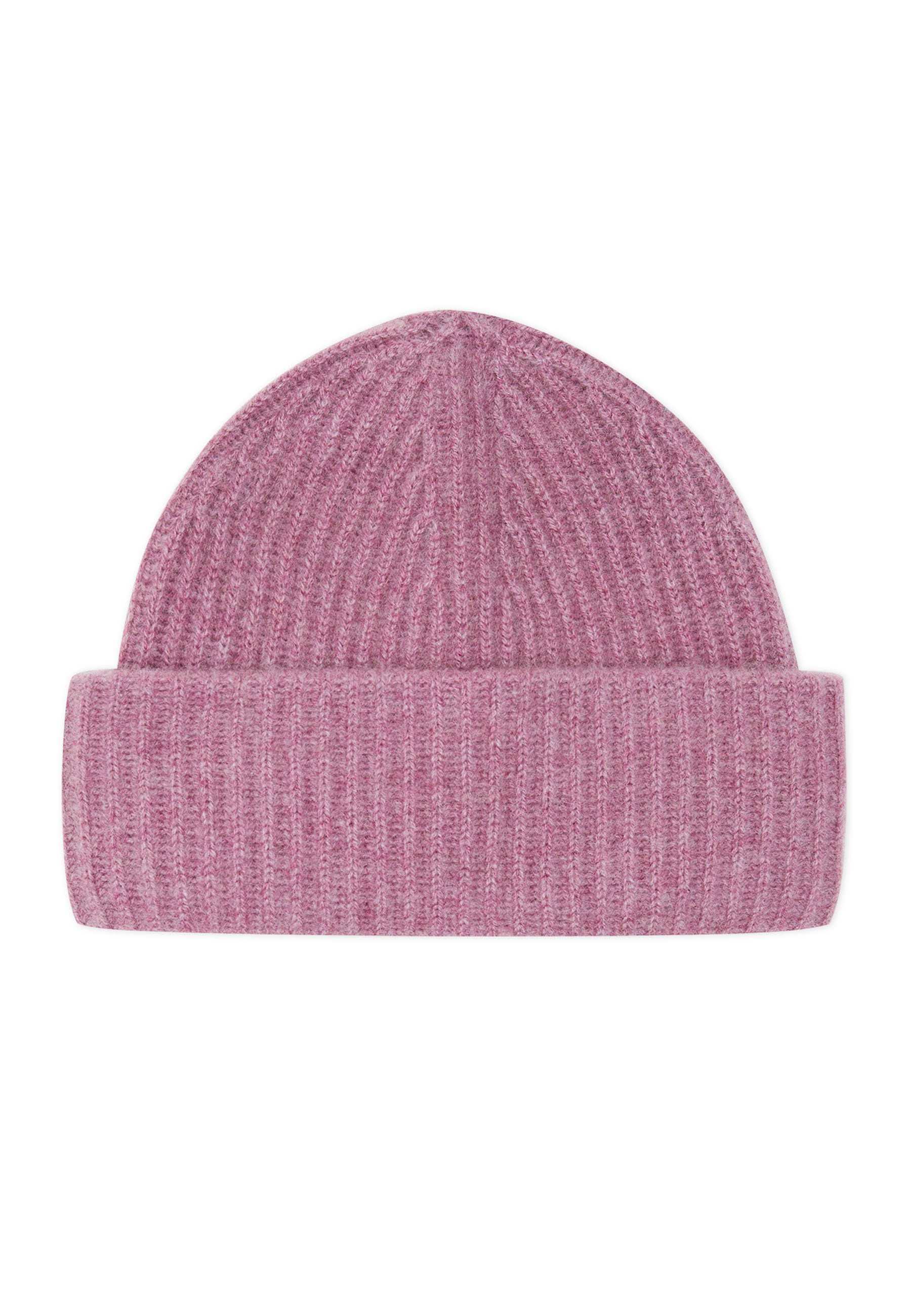 Style & Republic Herren Kaschmir Beanie – 100% Cashmere, 54 Cm Bundumfang, 2-fach Umklappbar, Chunky Strick – Perfekt Für Kalte Tage