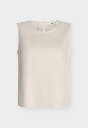 Modström, GALEMD TOP - Blouse - beige melange