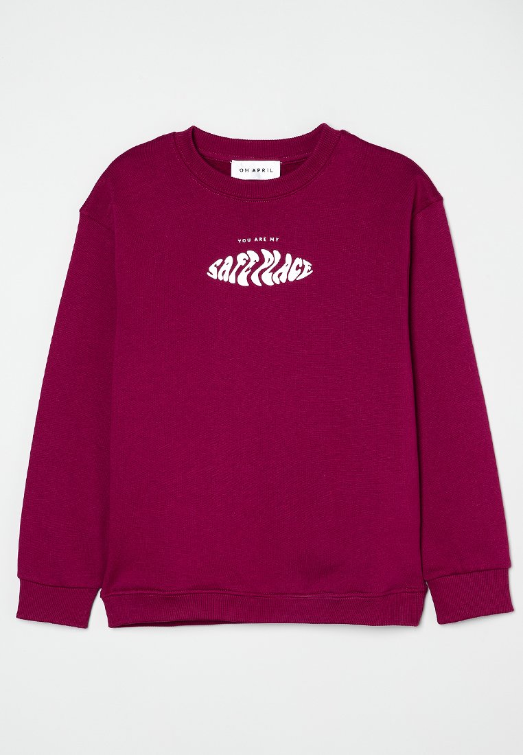 OH APRIL Sweater (rood)paars
