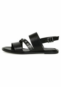 Sandales à Talons Hauts Nine West Peau De Serpent Noir - Taille 7 US Femme