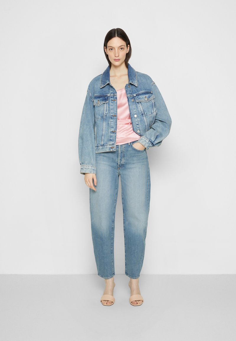 Damen Kleider | Mother THE CURBSIDE ANKLE Jeans Straight Leg secret sister/blue denim - MA72564 Damen Kleider | Mother THE CURBSIDE ANKLE Jeans Straight Leg secret sister/blue denim - MA72564