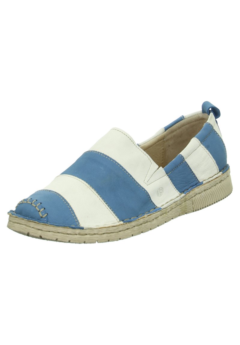 Damen Halbschuhe | Josef Seibel SOFIE Slipper blau-weiß/blau - OV18957 Damen Halbschuhe | Josef Seibel SOFIE Slipper blau-weiß/blau - OV18957