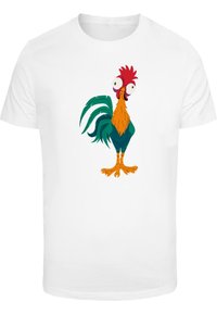 MOANA - HEI HEI - Triko s potiskem - white