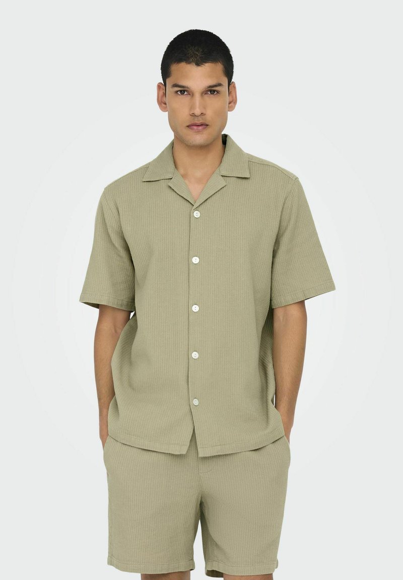 Only & Sons ONSBERTIL WAFFLE RESORT - Overhemd - twill