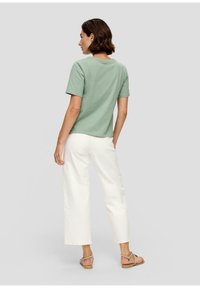 s.Oliver BLACK LABEL T-shirt print - salbeigrün