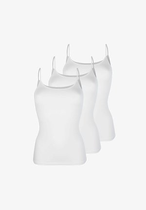 Pompadour MIT SPAGHETTITRÄGERN SERIE: PA 3-ER-PACK - Unterhemd/-shirt - weiß