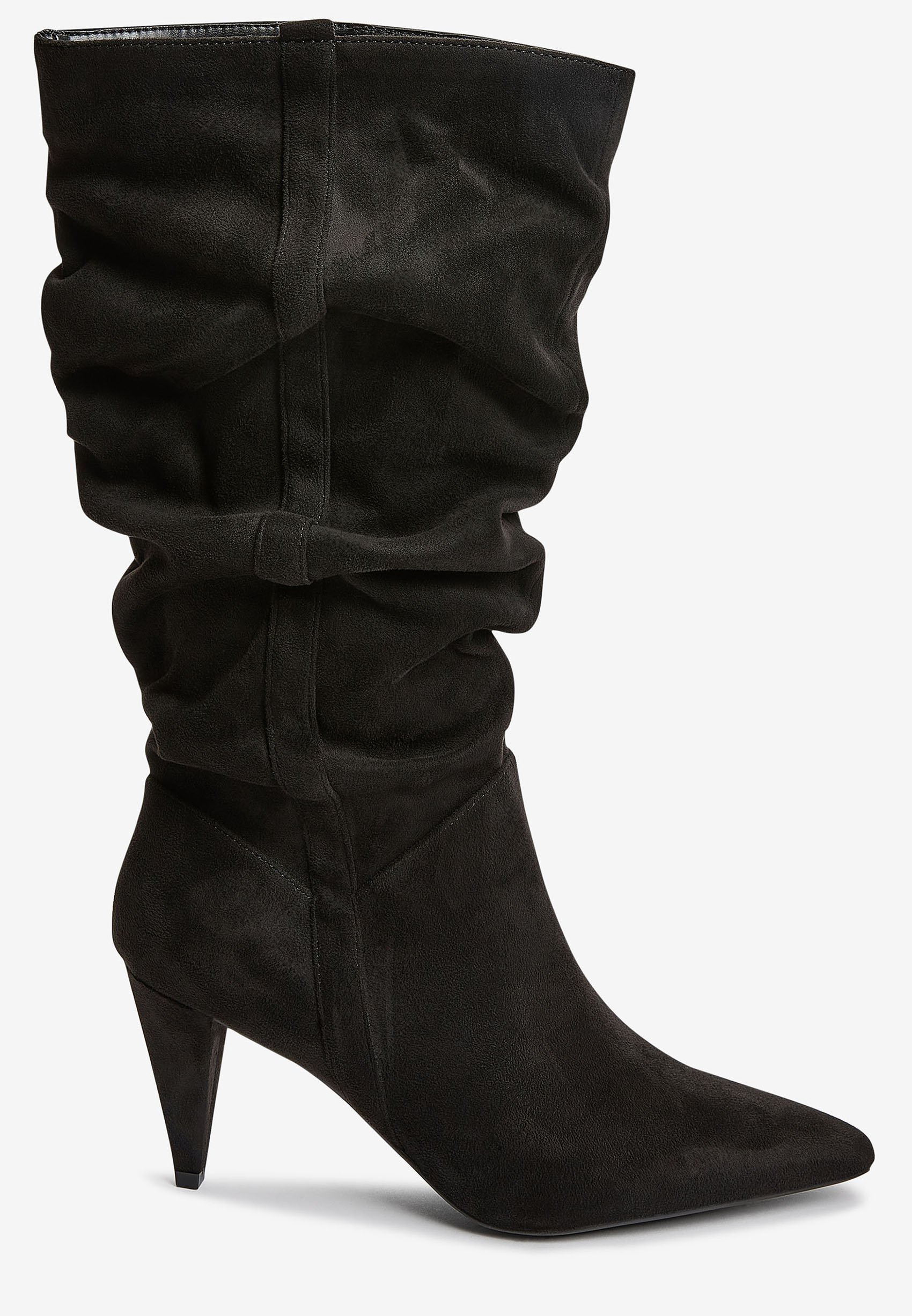 next black slouch boots
