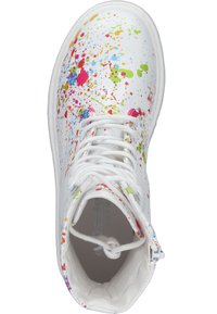 Dockers by Gerli Enkellaarsjes met plateauzool - weiss multi