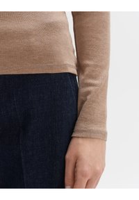 OPUS SOFT SLIM FIT BASIC - Longsleeve - nutmeg
