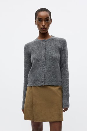 ADA CARDIGAN - Cardigan - grey