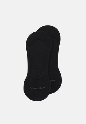 FOOTIE MID CUT UNISEX 2 PACK - Socquettes - black