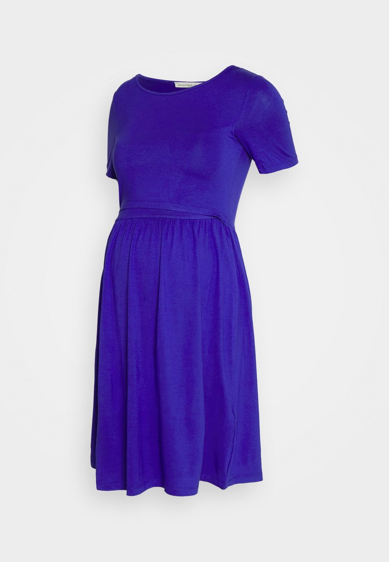 Anna Field MAMA Vestido de malha - blue