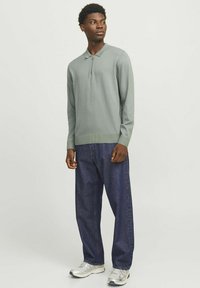 Jack & Jones JJEEMIL  - Trui - iceberg green