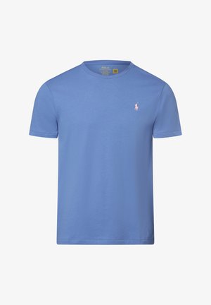 Polo Ralph Lauren, CUSTOM SLIM FIT JERSEY CREWNECK T-SHIRT - Camiseta básica - stoned blue