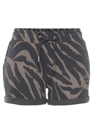 Pantaloni sportivi - dunkelgrau-taupe