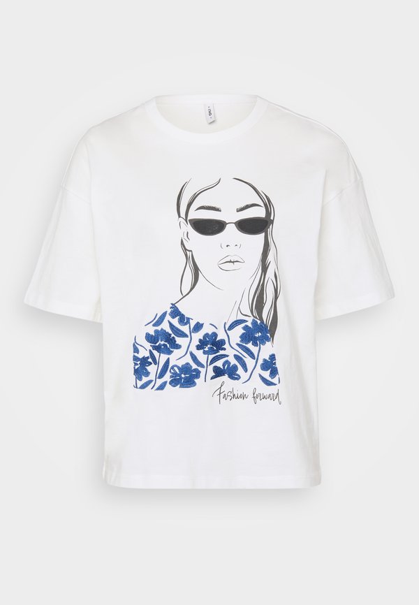 ONLTENNA GIRL  - Print T-shirt - cloud dancer2