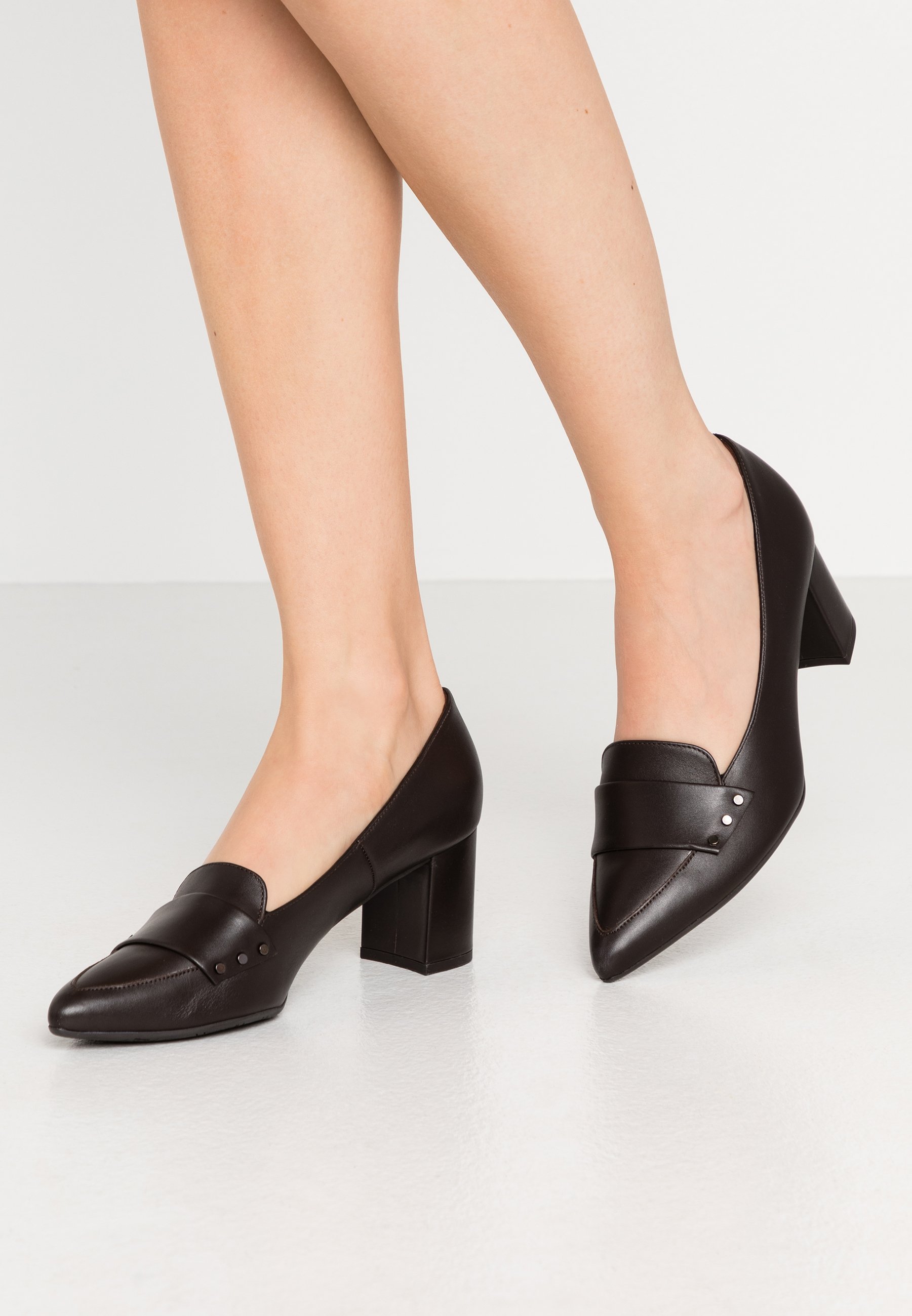 Peter Kaiser NISCHA - Classic heels - dark brown/dark brown - Zalando.co.uk