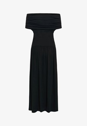 Soaked in Luxury, SLHANADI OFF SHOULDER - Robe en jersey - black