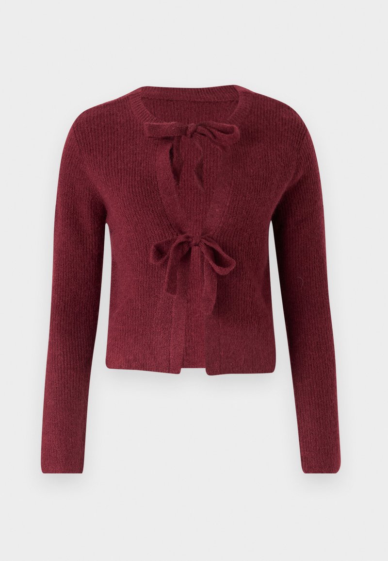 Object Cropped reversible - Strickjacke - cabernet/bordeaux - Zalando