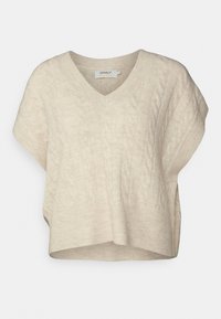 ONLY ONLMELODY VEST - Vesta - oatmeal melange