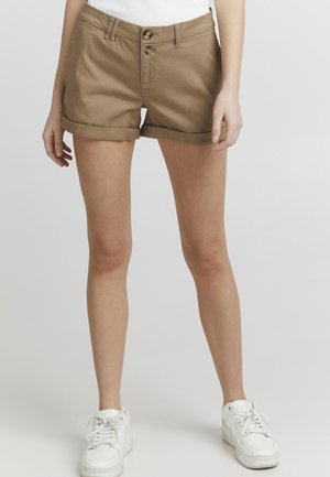 Oxmo OXPIERA CASUAL FIT - Shorts - silver mink